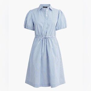 NWT J. Crew Short-sleeve tie-waist mini dress